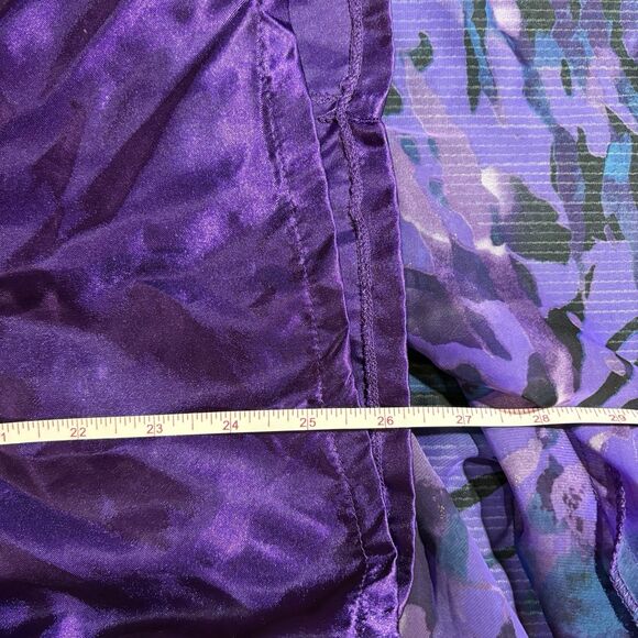 Jump Apparel Dress Womens 3/4 Strapless Purple Gown Prom Formal Beaded Y2K - Picture 9 of 11